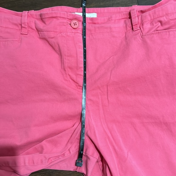 Talbots Coral Cropped Pants - Picture 7 of 8